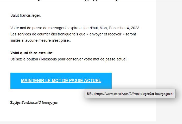 Décrypter mail frauduleur